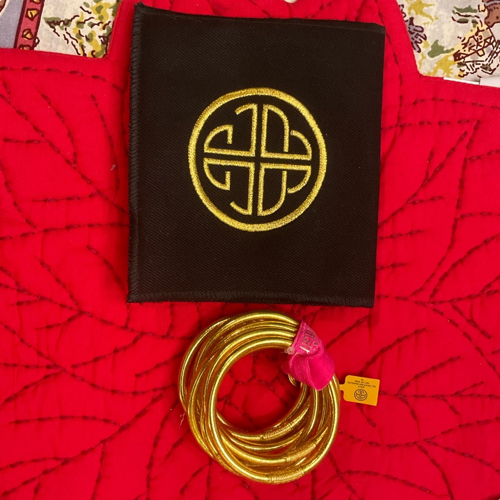BuDhaGirl NWT nine gold bracelets